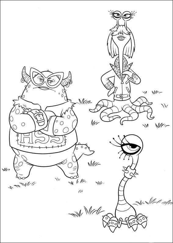 Dibujo para colorear: Monsters Inc. (Películas de animación) #132373 - Dibujos para Colorear e Imprimir Gratis