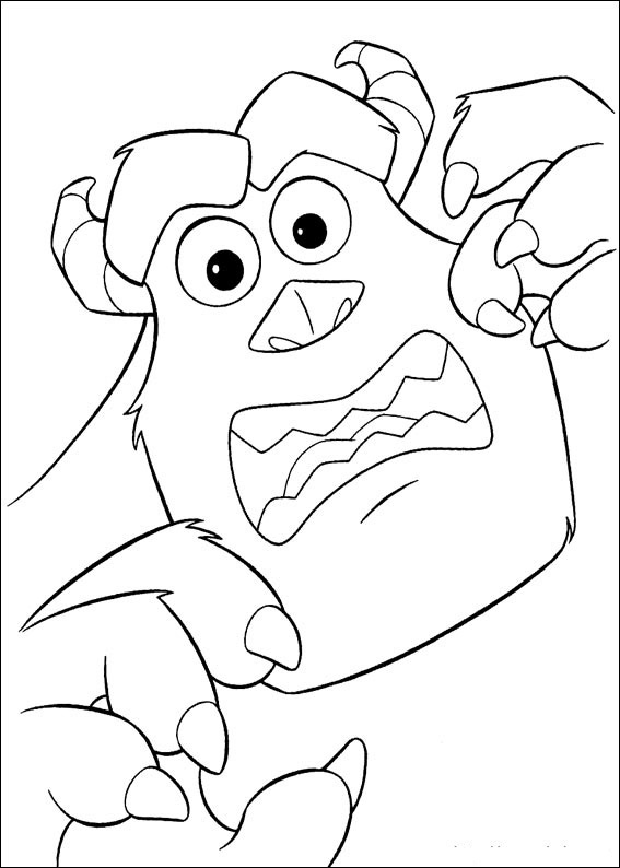 Dibujo para colorear: Monsters Inc. (Películas de animación) #132442 - Dibujos para Colorear e Imprimir Gratis
