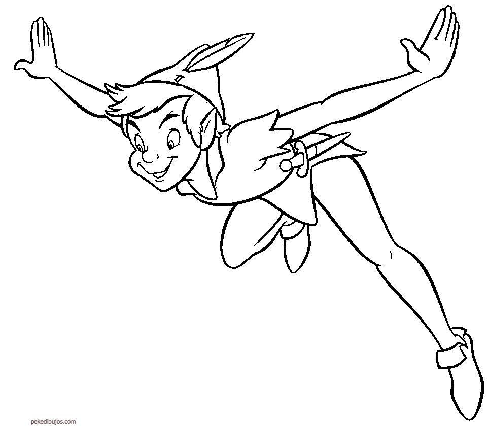 Dibujo para colorear: Peter Pan (Películas de animación) #128854 - Dibujos para Colorear e Imprimir Gratis