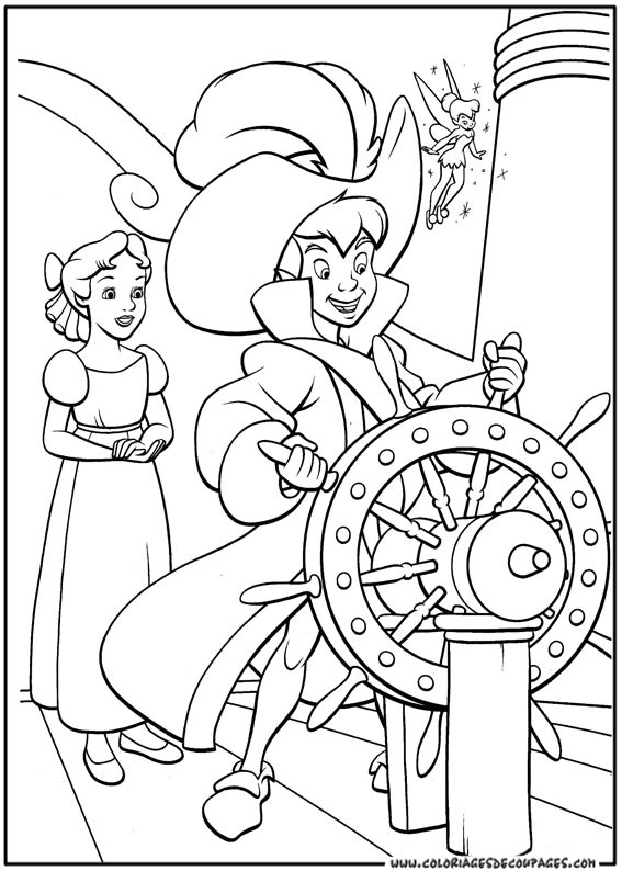 Dibujo para colorear: Peter Pan (Películas de animación) #128862 - Dibujos para Colorear e Imprimir Gratis
