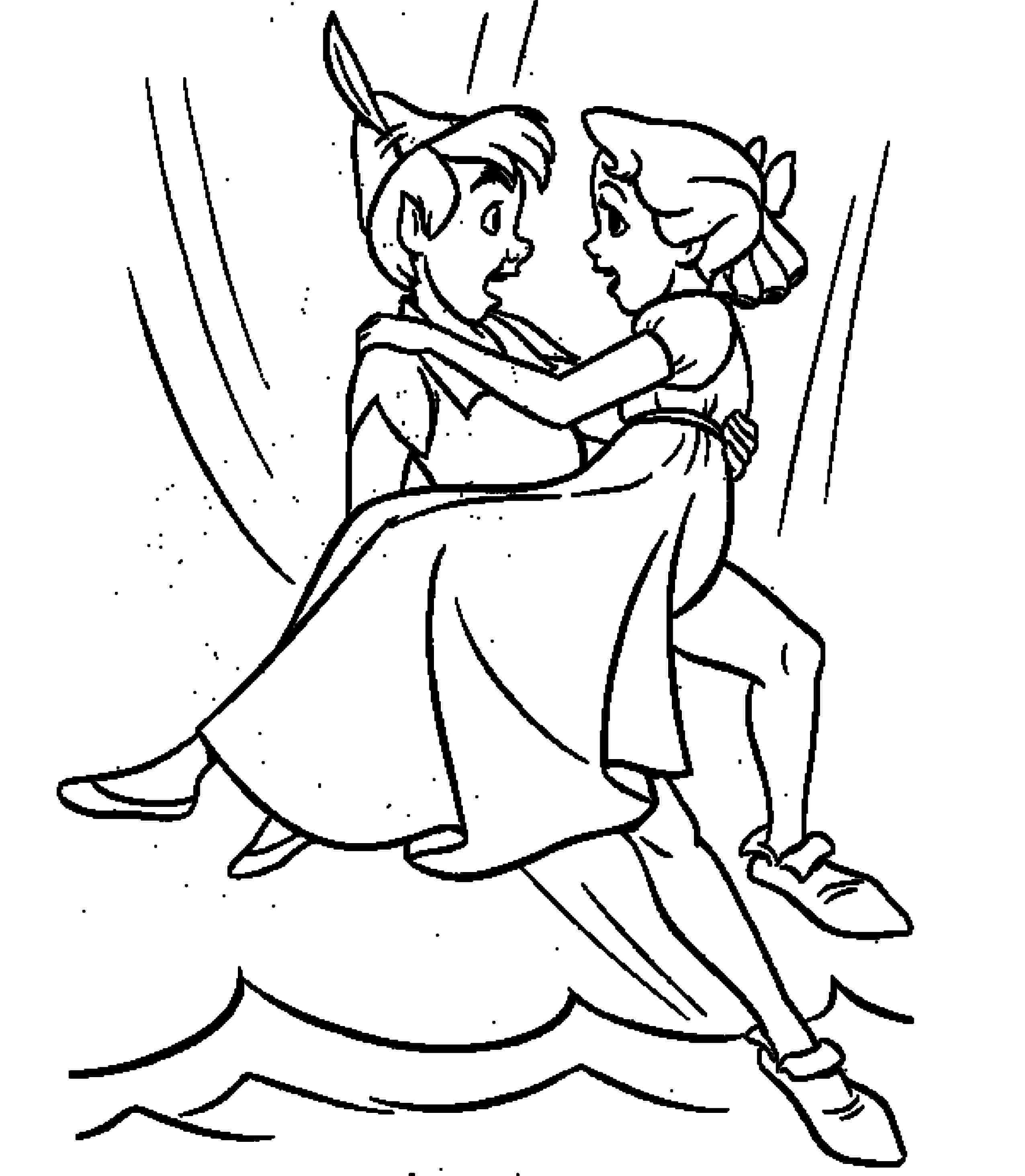 Dibujo para colorear: Peter Pan (Películas de animación) #129100 - Dibujos para Colorear e Imprimir Gratis