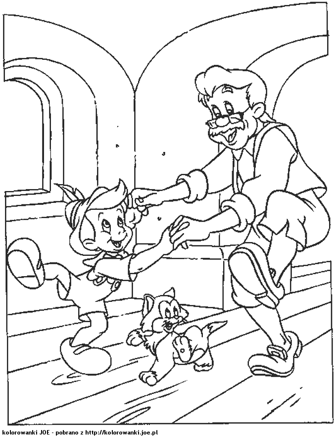 Dibujo para colorear: Pinocchio (Películas de animación) #132244 - Dibujos para Colorear e Imprimir Gratis