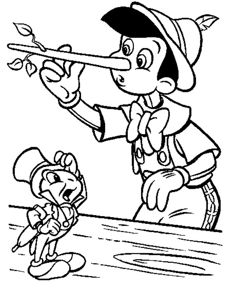 Dibujo para colorear: Pinocchio (Películas de animación) #132252 - Dibujos para Colorear e Imprimir Gratis