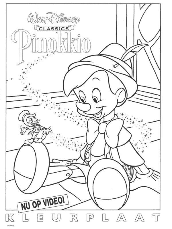 Dibujo para colorear: Pinocchio (Películas de animación) #132279 - Dibujos para Colorear e Imprimir Gratis