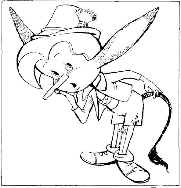 Dibujo para colorear: Pinocchio (Películas de animación) #132288 - Dibujos para Colorear e Imprimir Gratis