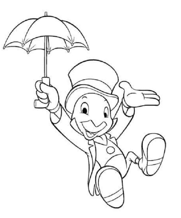 Dibujo para colorear: Pinocchio (Películas de animación) #132293 - Dibujos para Colorear e Imprimir Gratis