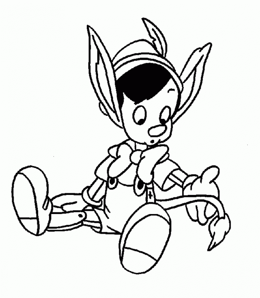 Dibujo para colorear: Pinocchio (Películas de animación) #132299 - Dibujos para Colorear e Imprimir Gratis