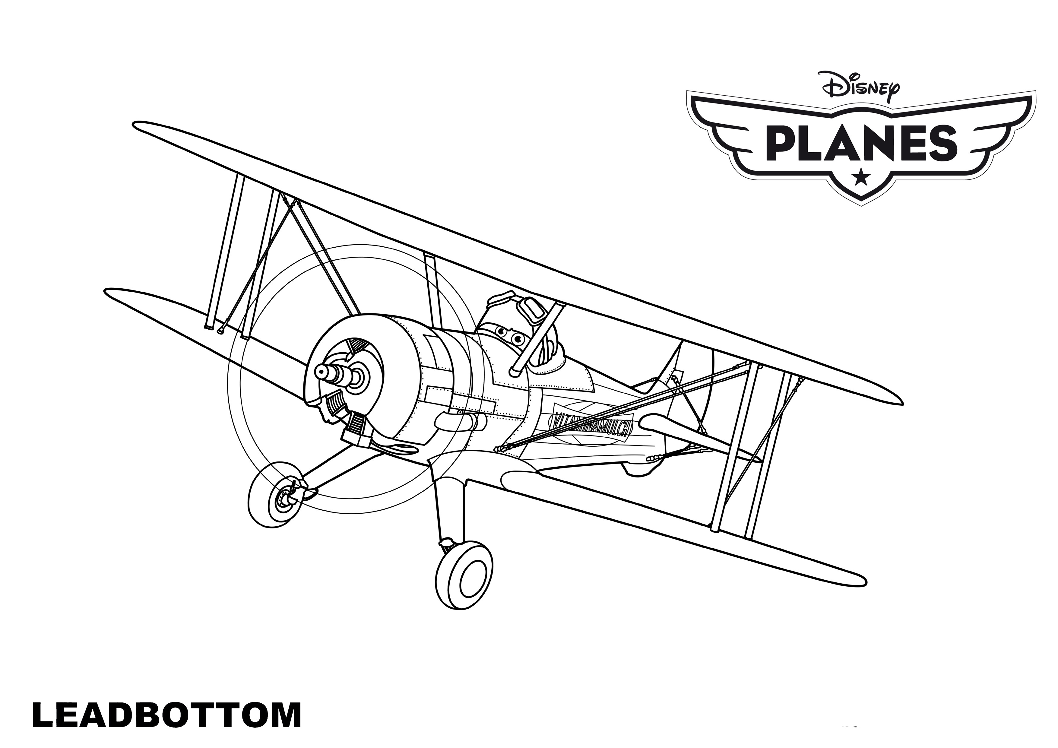 Dibujo para colorear: Planes (Películas de animación) #132710 - Dibujos para Colorear e Imprimir Gratis