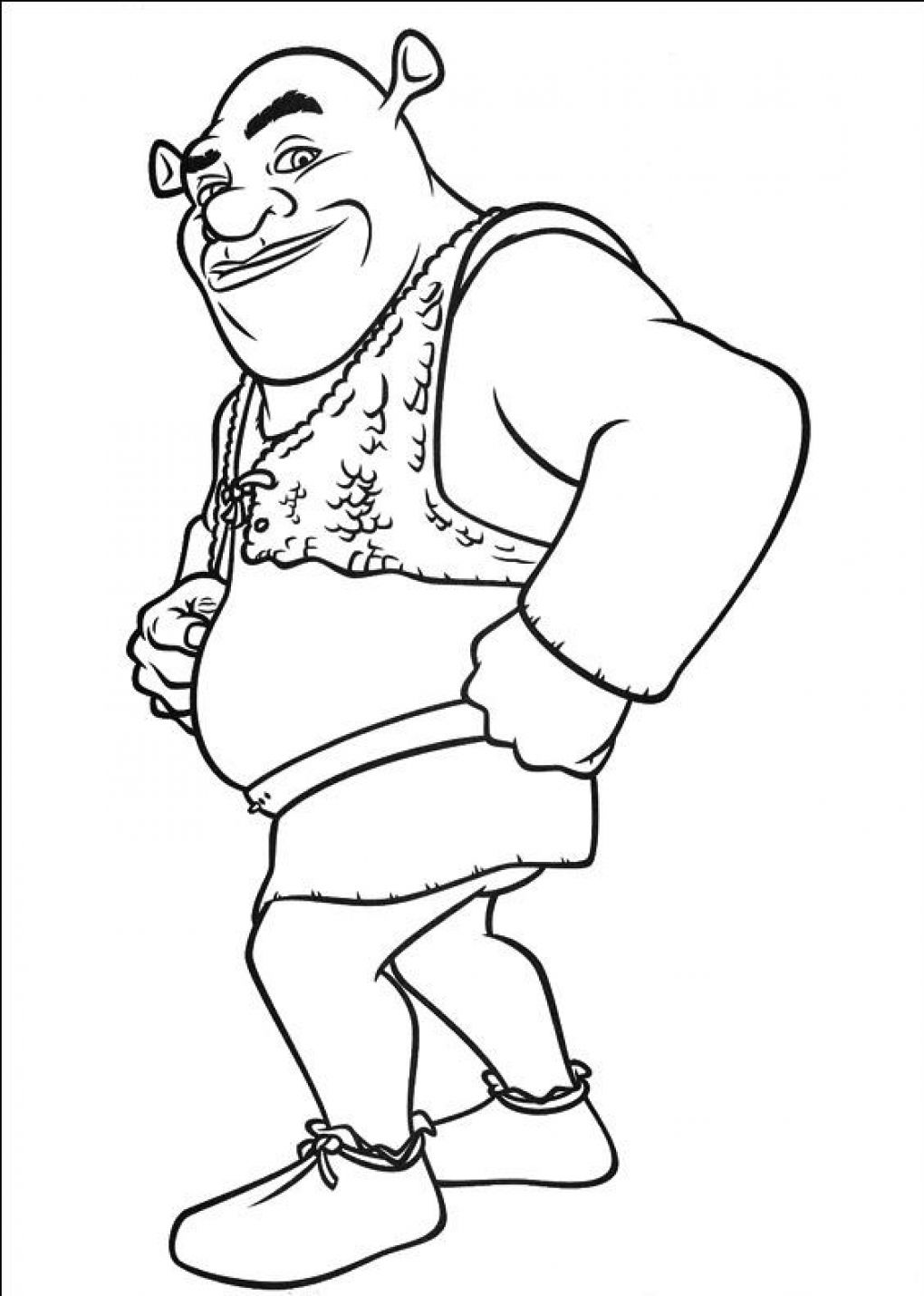 Dibujo para colorear: Shrek (Películas de animación) #115103 - Dibujos para Colorear e Imprimir Gratis
