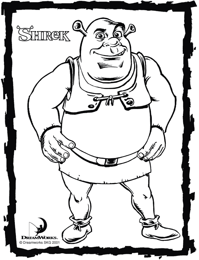 Dibujo para colorear: Shrek (Películas de animación) #115143 - Dibujos para Colorear e Imprimir Gratis