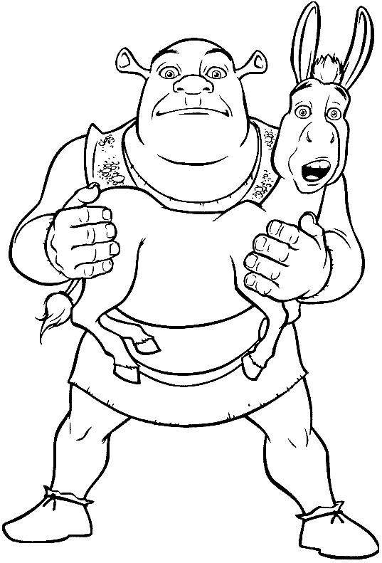 Dibujo para colorear: Shrek (Películas de animación) #115197 - Dibujos para Colorear e Imprimir Gratis