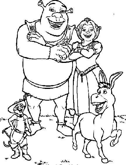 Dibujo para colorear: Shrek (Películas de animación) #115206 - Dibujos para Colorear e Imprimir Gratis