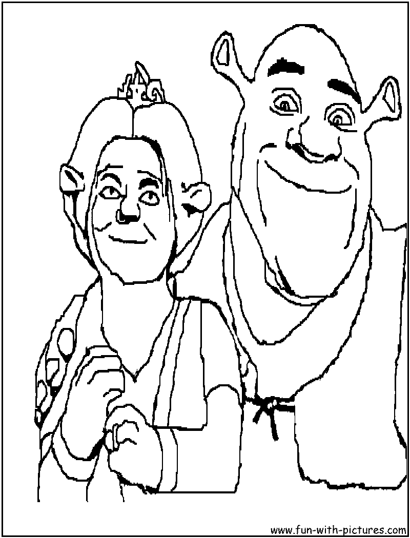 Dibujo para colorear: Shrek (Películas de animación) #115237 - Dibujos para Colorear e Imprimir Gratis