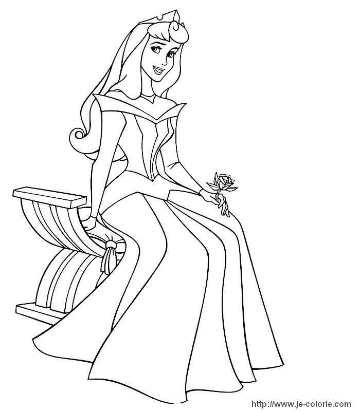 Dibujo para colorear: Sleeping Beauty (Películas de animación) #130713 - Dibujos para Colorear e Imprimir Gratis