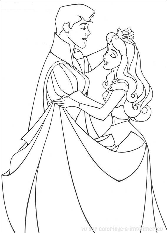 Dibujo para colorear: Sleeping Beauty (Películas de animación) #130723 - Dibujos para Colorear e Imprimir Gratis