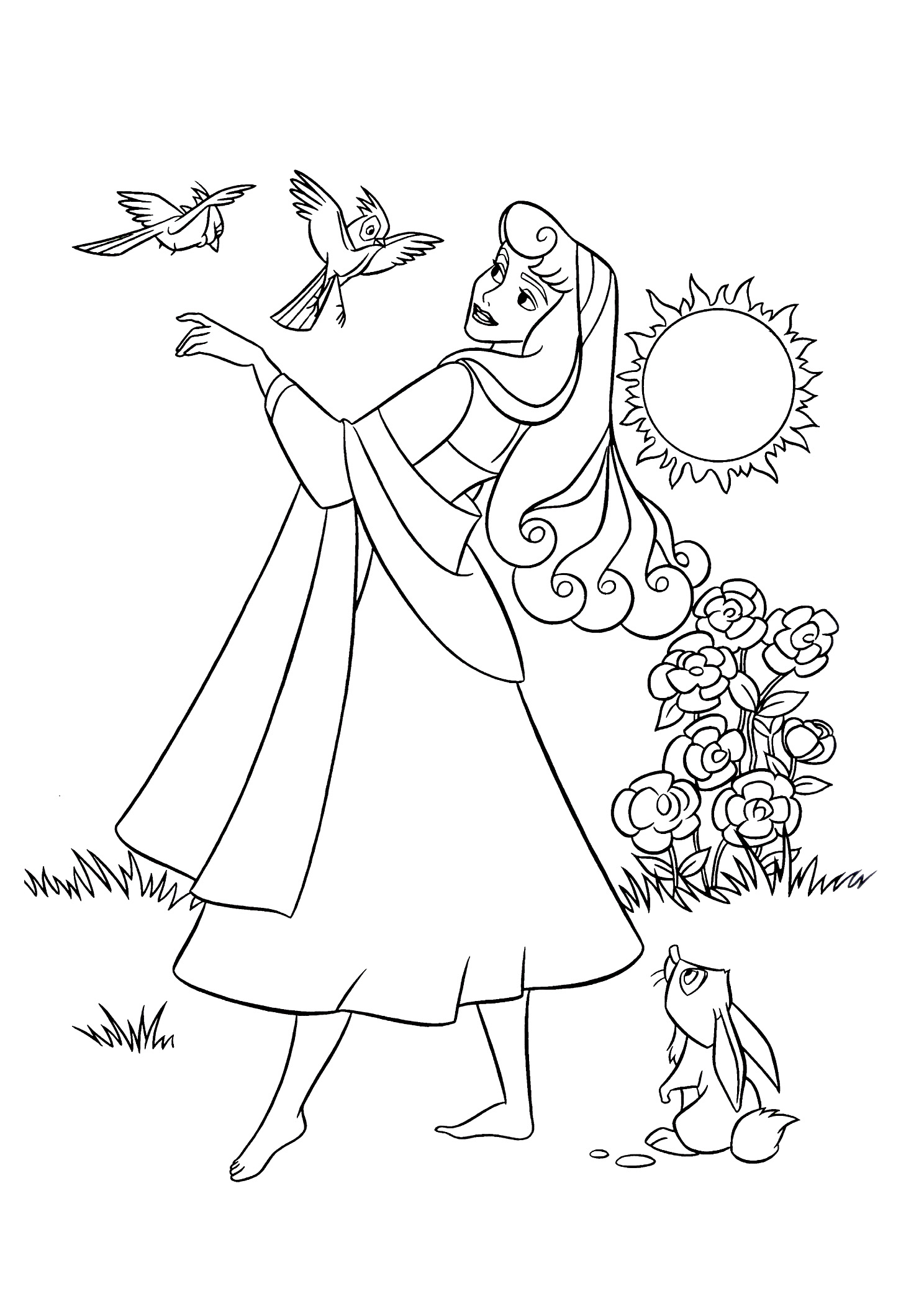 Dibujo para colorear: Sleeping Beauty (Películas de animación) #130724 - Dibujos para Colorear e Imprimir Gratis