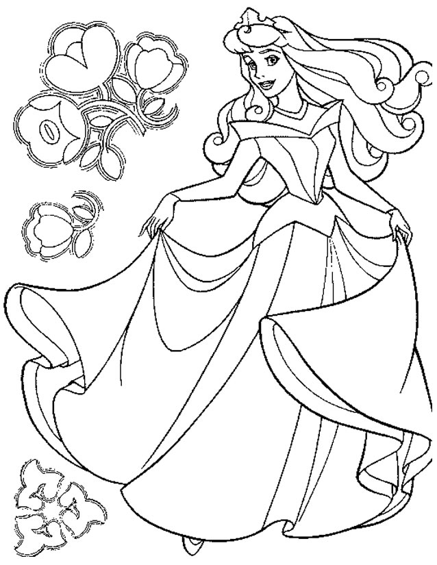 Dibujo para colorear: Sleeping Beauty (Películas de animación) #130727 - Dibujos para Colorear e Imprimir Gratis