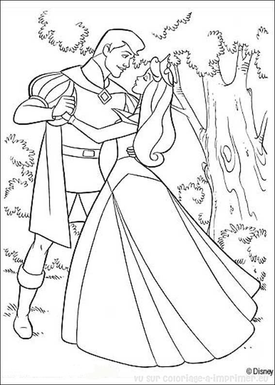 Dibujo para colorear: Sleeping Beauty (Películas de animación) #130737 - Dibujos para Colorear e Imprimir Gratis