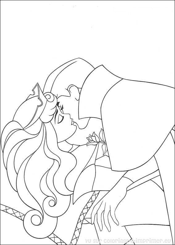 Dibujo para colorear: Sleeping Beauty (Películas de animación) #130749 - Dibujos para Colorear e Imprimir Gratis