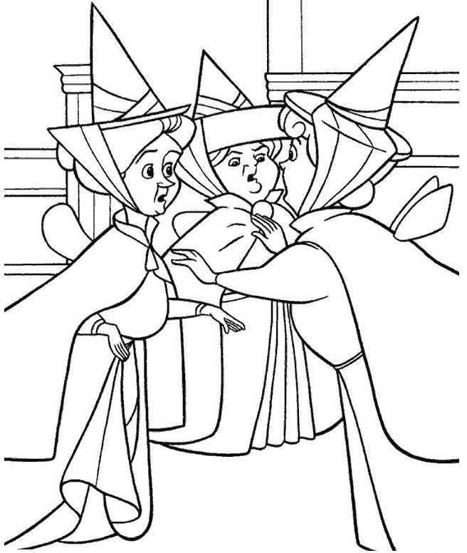 Dibujo para colorear: Sleeping Beauty (Películas de animación) #130750 - Dibujos para Colorear e Imprimir Gratis