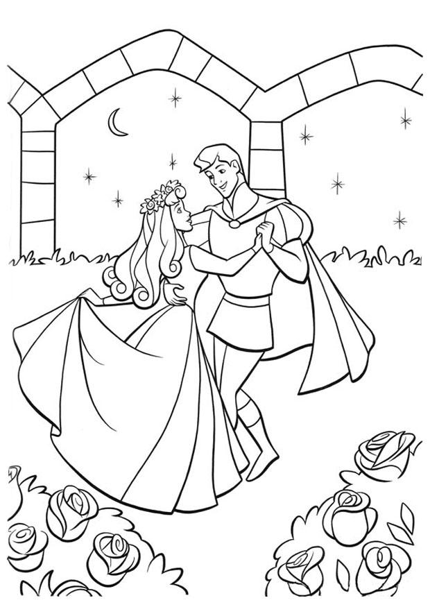 Dibujo para colorear: Sleeping Beauty (Películas de animación) #130781 - Dibujos para Colorear e Imprimir Gratis