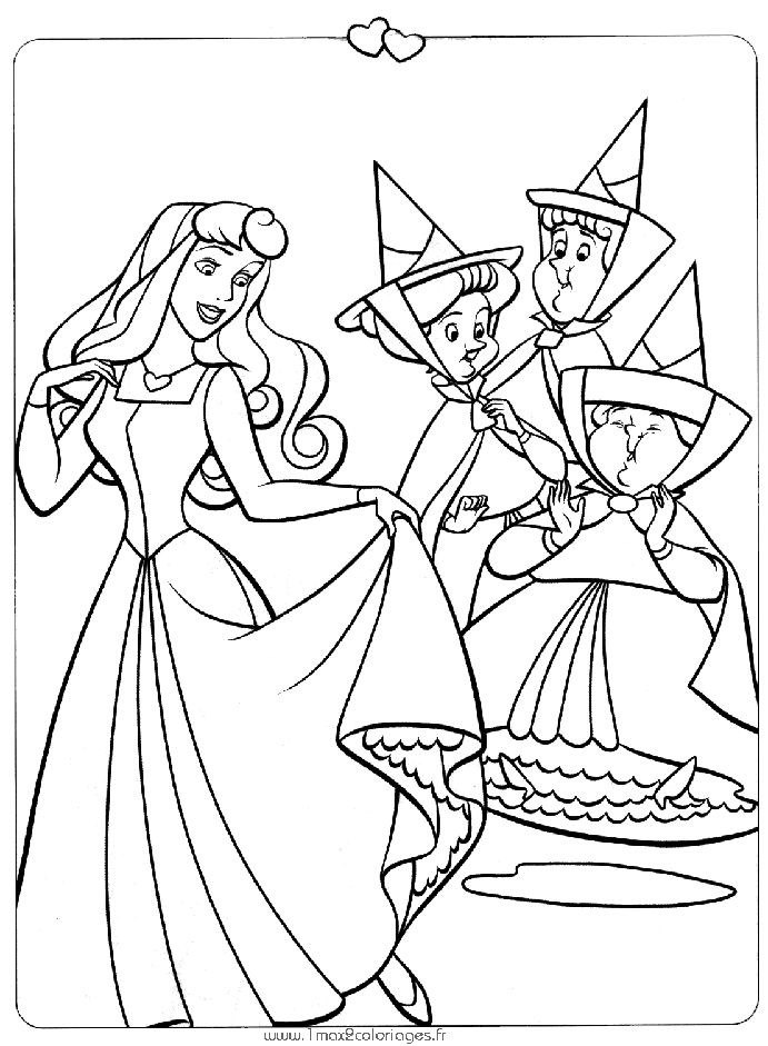 Dibujo para colorear: Sleeping Beauty (Películas de animación) #130794 - Dibujos para Colorear e Imprimir Gratis