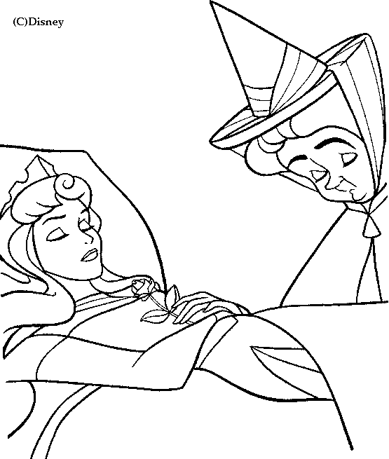 Dibujo para colorear: Sleeping Beauty (Películas de animación) #130839 - Dibujos para Colorear e Imprimir Gratis