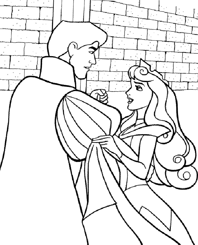 Dibujo para colorear: Sleeping Beauty (Películas de animación) #130844 - Dibujos para Colorear e Imprimir Gratis