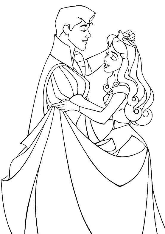 Dibujo para colorear: Sleeping Beauty (Películas de animación) #130862 - Dibujos para Colorear e Imprimir Gratis