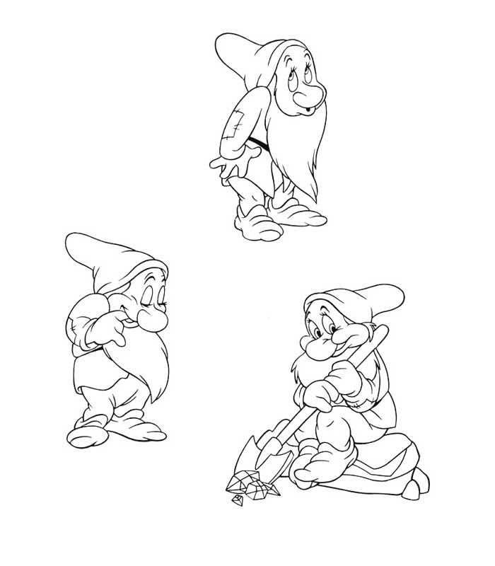 Dibujo para colorear: Snow White and the Seven Dwarfs (Películas de animación) #133843 - Dibujos para Colorear e Imprimir Gratis