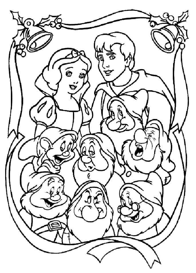Dibujo para colorear: Snow White and the Seven Dwarfs (Películas de animación) #133846 - Dibujos para Colorear e Imprimir Gratis