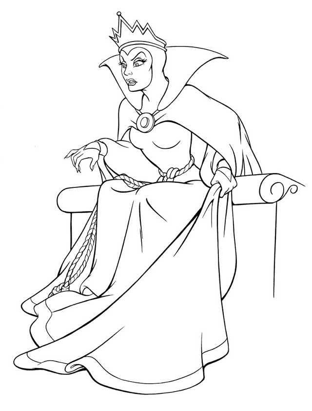 Dibujo para colorear: Snow White and the Seven Dwarfs (Películas de animación) #133848 - Dibujos para Colorear e Imprimir Gratis