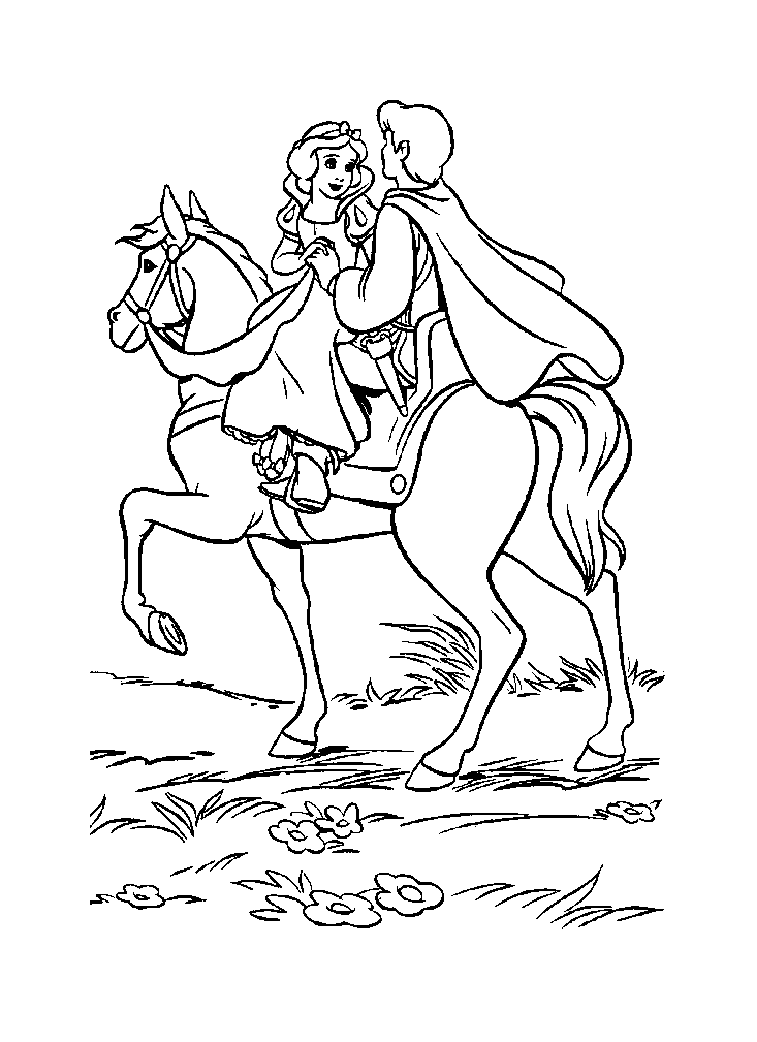 Dibujo para colorear: Snow White and the Seven Dwarfs (Películas de animación) #133866 - Dibujos para Colorear e Imprimir Gratis