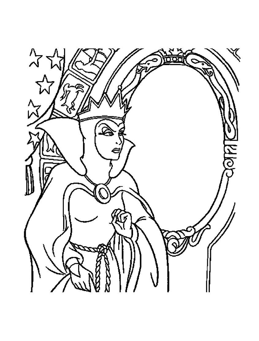 Dibujo para colorear: Snow White and the Seven Dwarfs (Películas de animación) #133898 - Dibujos para Colorear e Imprimir Gratis