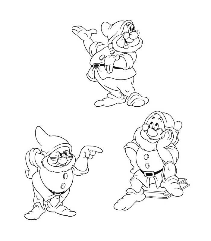 Dibujo para colorear: Snow White and the Seven Dwarfs (Películas de animación) #133916 - Dibujos para Colorear e Imprimir Gratis