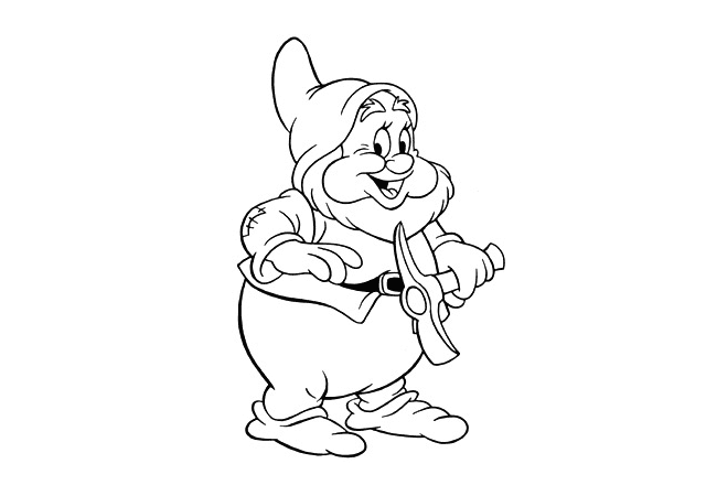 Dibujo para colorear: Snow White and the Seven Dwarfs (Películas de animación) #133918 - Dibujos para Colorear e Imprimir Gratis