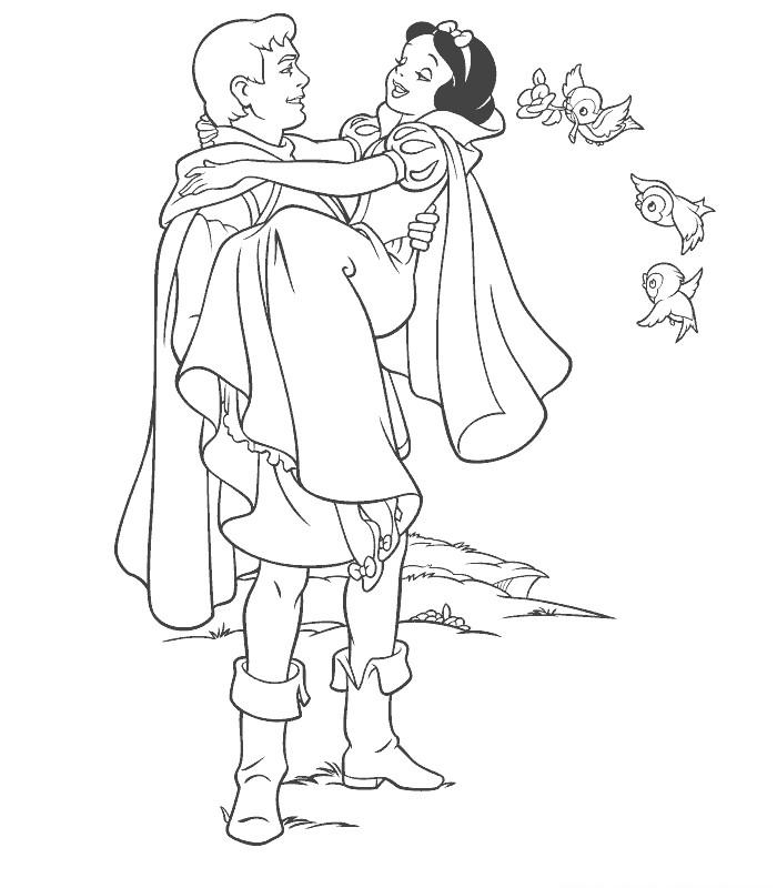 Dibujo para colorear: Snow White and the Seven Dwarfs (Películas de animación) #133943 - Dibujos para Colorear e Imprimir Gratis