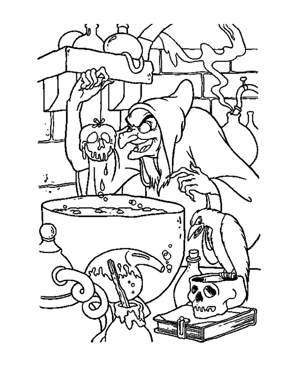 Dibujo para colorear: Snow White and the Seven Dwarfs (Películas de animación) #133956 - Dibujos para Colorear e Imprimir Gratis