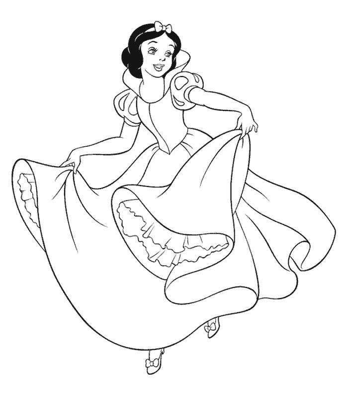 Dibujo para colorear: Snow White and the Seven Dwarfs (Películas de animación) #133986 - Dibujos para Colorear e Imprimir Gratis