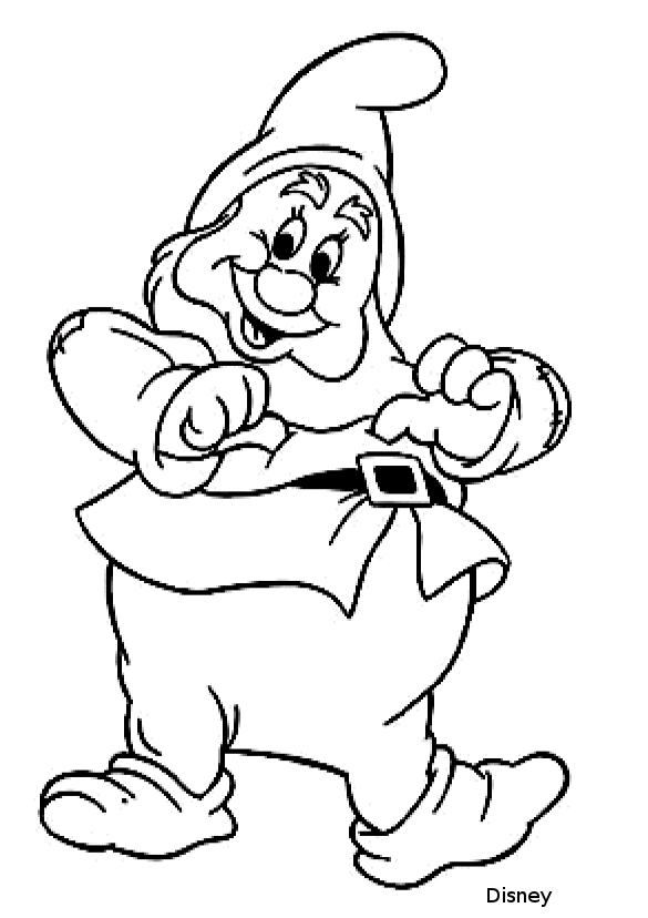 Dibujo para colorear: Snow White and the Seven Dwarfs (Películas de animación) #133988 - Dibujos para Colorear e Imprimir Gratis