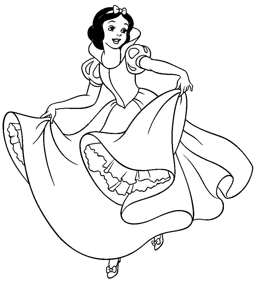 Dibujo para colorear: Snow White and the Seven Dwarfs (Películas de animación) #134000 - Dibujos para Colorear e Imprimir Gratis