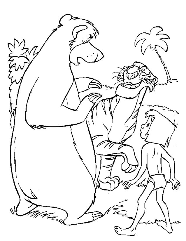 Dibujo para colorear: The Jungle Book (Películas de animación) #130087 - Dibujos para Colorear e Imprimir Gratis