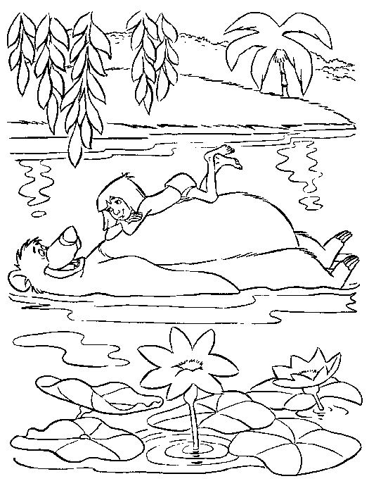 Dibujo para colorear: The Jungle Book (Películas de animación) #130097 - Dibujos para Colorear e Imprimir Gratis