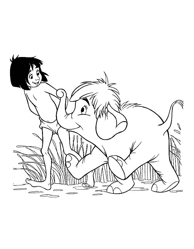 Dibujo para colorear: The Jungle Book (Películas de animación) #130126 - Dibujos para Colorear e Imprimir Gratis