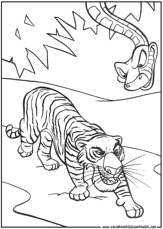 Dibujo para colorear: The Jungle Book (Películas de animación) #130146 - Dibujos para Colorear e Imprimir Gratis