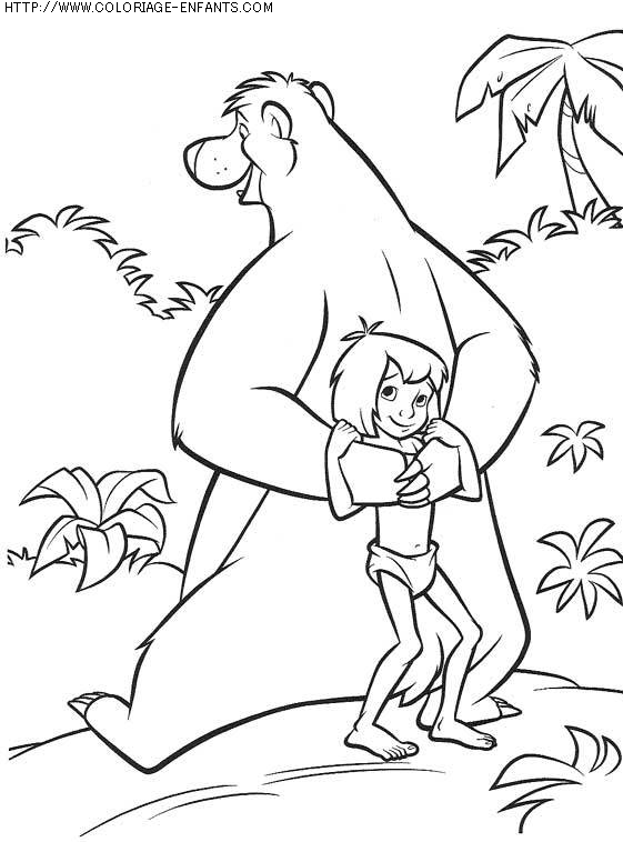 Dibujo para colorear: The Jungle Book (Películas de animación) #130151 - Dibujos para Colorear e Imprimir Gratis