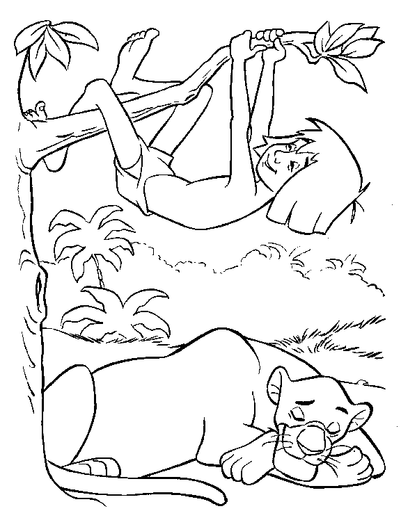 Dibujo para colorear: The Jungle Book (Películas de animación) #130163 - Dibujos para Colorear e Imprimir Gratis