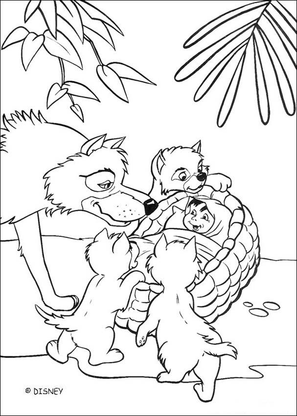 Dibujo para colorear: The Jungle Book (Películas de animación) #130250 - Dibujos para Colorear e Imprimir Gratis