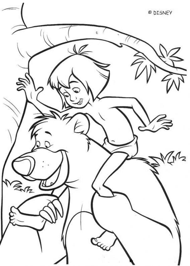 Dibujo para colorear: The Jungle Book (Películas de animación) #130271 - Dibujos para Colorear e Imprimir Gratis