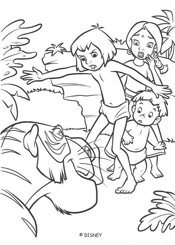 Dibujo para colorear: The Jungle Book (Películas de animación) #130286 - Dibujos para Colorear e Imprimir Gratis